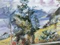 Corinth, Lovis: Walchensee, Blick auf den Wetterstein