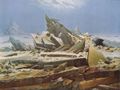Friedrich, Caspar David: Das Eismeer (Die verungl�ckte Nordpolexpedition, Die verungl�ckte Hoffnung)