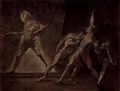 F�ssli, Johann Heinrich: Hamlet, Horatio und Marcellus und der Geist des toten Vaters
