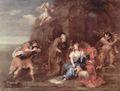 Hogarth, William: Gem�lde nach Shakespeares »Sturm«, Szene: Prospero und Miranda