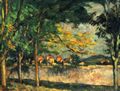C�zanne, Paul: Die Stra�e (Die Mauer)