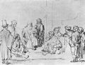 Rembrandt Harmensz. van Rijn: Die Br�der Josephs berichten dem Vater von ihrer Reise