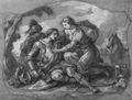 Natoire, Charles-Joseph: Herminia bei dem verwundeten Tankred
