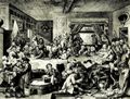 Hogarth, William: Folge »Die Wahlen«, Die Wahlfeier