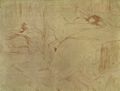 Toulouse-Lautrec, Henri de: Folge der »Elles«, Frau auf dem R�cken liegend, M�digkeit