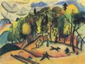 Macke, August: Waldspaziergang
