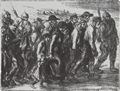 Steinlen, Theophile Alexandre: Von deutschen genommene Geiseln