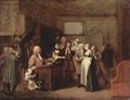 Hogarth, William: Die Denunziation