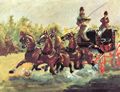 Toulouse-Lautrec, Henri de: Graf Alphonse de Toulouse-Lautrec lenkt einen Viersp�nner