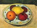 Modersohn-Becker, Paula: Stillleben mit Zitrone, Apfelsine und Tomate