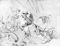 Rembrandt Harmensz. van Rijn: Der Engel erscheint Joseph im Traum