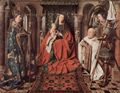 Eyck, Jan van: Madonna des Kanonikus Georg van der Paele, mit Hl. Domizian, dem Hl. Georg und dem Stifter Paele