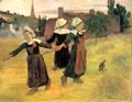 Gauguin, Paul: Der Reigen der kleinen Bretoninnen