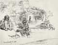 Rembrandt Harmensz. van Rijn: Die badenden M�nner