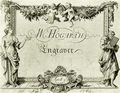Hogarth, William: William Hogarths Gesch�ftskarte