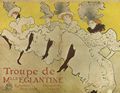 Toulouse-Lautrec, Henri de: Plakat »Die Truppe der Mlle �glantine«