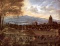 Valckenborch, Friedrich van: Frankfurt a.M., Sachsenhausen und Dom von S�dwesten
