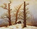 Friedrich, Caspar David: H�nengrab im Schnee