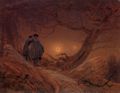 Friedrich, Caspar David: Zwei M�nner in Betrachtung des Mondes