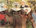 Gauguin, Paul: Der Tanz der vier Bretoninnen