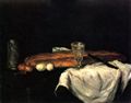 C�zanne, Paul: Stillleben mit Brot und Eiern
