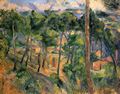 C�zanne, Paul: L'Estaque, Blick durch die Kiefern