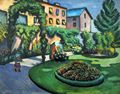 Macke, August: Gartenbild