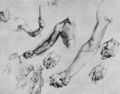 D�rer, Albrecht: Arm- und Handstudien