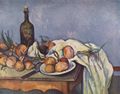 C�zanne, Paul: Stillleben mit Flasche und Zwiebeln
