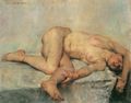 Corinth, Lovis: Liegender weiblicher Akt