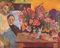 Gauguin, Paul: Gro�er Blumenstrau� mit tahitischen Kindern (Te Tiare Farani)