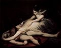 F�ssli, Johann Heinrich: Kriemhild wirft sich auf den toten Siegfried