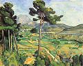 C�zanne, Paul: Montagne Sainte-Victoire, von Bellevue aus gesehen