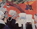 Gauguin, Paul: Vision nach der Predigt (Jacobs Kampf mit dem Engel)