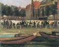 Liebermann, Max: Rindermarkt in Leiden