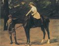 Liebermann, Max: Des K�nstlers Tochter zu Pferde