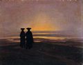 Friedrich, Caspar David: Abendlandschaft mit zwei M�nnern