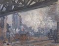 Monet, Claude: Der Bahnhof Saint-Lazare, Au�enansicht
