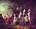 Zoffany, Johann: Familiengruppe in Landschaft