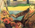 Gauguin, Paul: Portr�t des Vincent van Gogh, Sonnenblumen malend