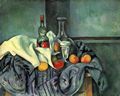 C�zanne, Paul: Stillleben, Pfefferminzflasche