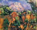 C�zanne, Paul: Montagne Sainte-Victoire, Blick vom Steibruch Bib�mus