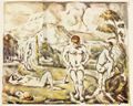 C�zanne, Paul: Die Badenden, gro�e Fassung
