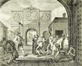 Hogarth, William: Das Tor von Calais oder The Roast Beef of Old England