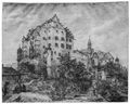 Quaglio, Domenico: Altmannstein, Schloss Sandersdorf an der Schambach von S�dosten