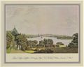 Ziegler, Johann: Hochheim a.M., M�ndung des Mains in den Rhein mit Blick nach Mainz-Kostheim