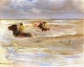 Liebermann, Max: Zwei Reiter im Meer