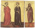 Daddi, Bernardo: Thronende Madonna mit Kind und den Hl. Nikolaus, Dominikus, Franziskus, Johannes dem T�ufer, Margarete und Katharina [1]