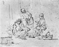 Rembrandt Harmensz. van Rijn: Joseph deutet seinen Mitgefangenen Tr�ume