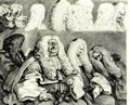 Hogarth, William: Die Richter (Oberrichter Sir John Willes und Henry Bathurst), vierte Fassung